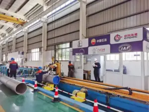 Eddy current test and Ultrasonic test for stainless steel pipe