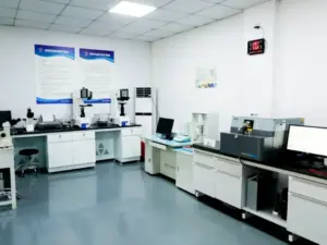 Chemical analysis and hardness test in lab