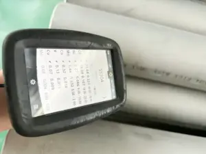 Steel Pipe PMI to check chemical composition